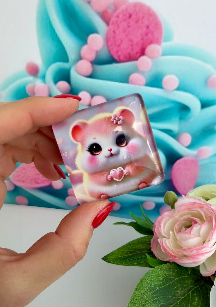 Diamond Painting Cover Minder „Hamster Holly" (CM)