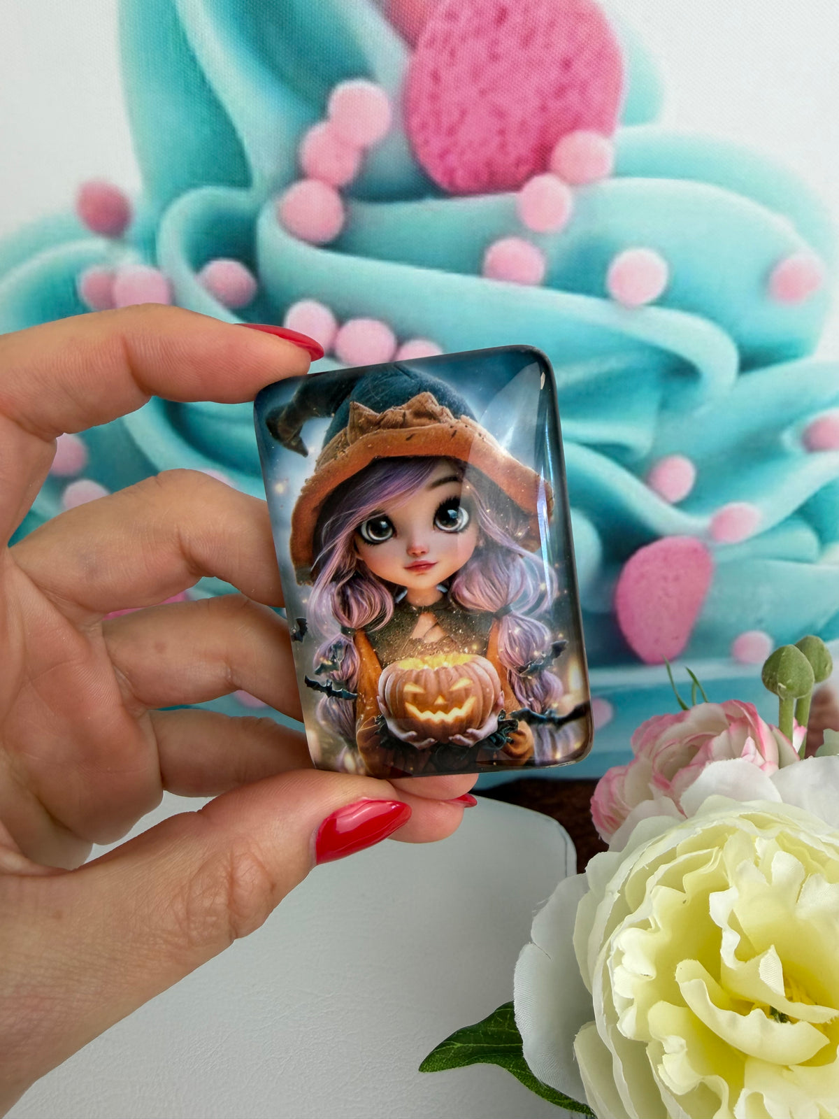 Diamond Painting Coverminder "Hexe Meggie" (CM)