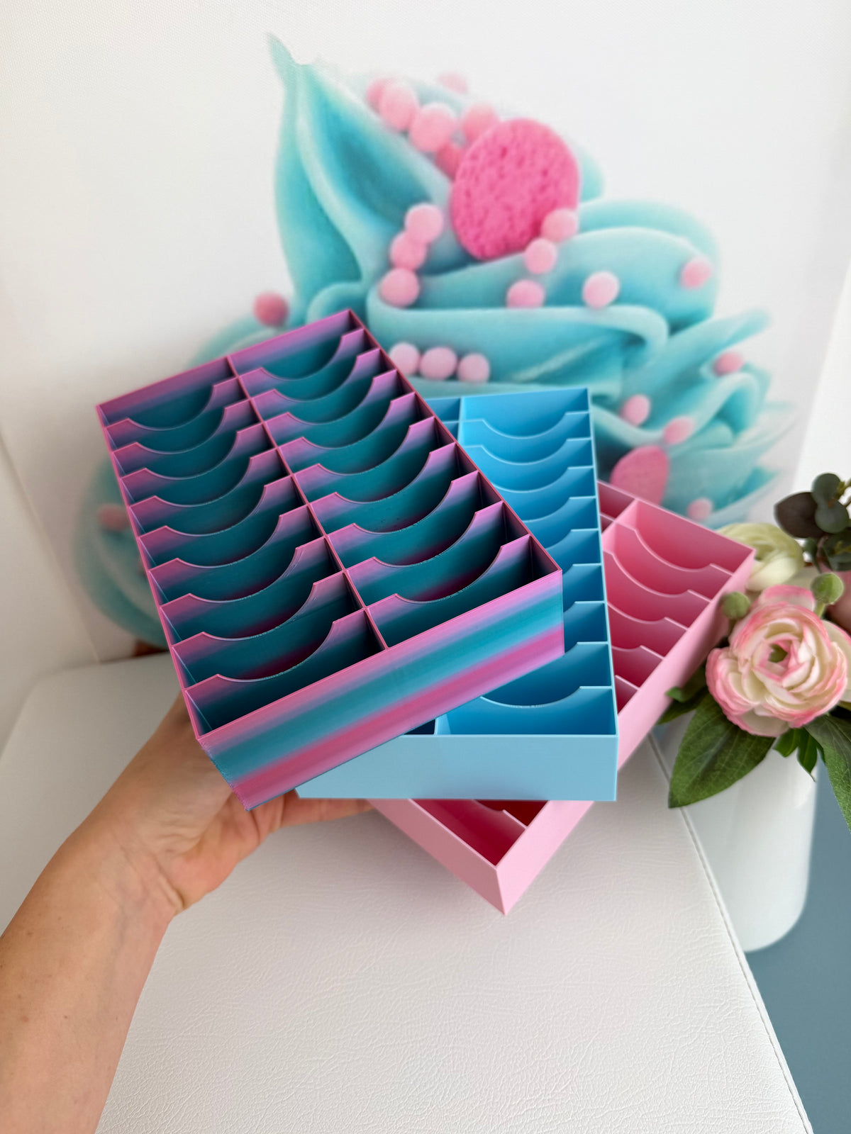 Diamond Painting "Bag-Box" (Aufbewahrung für Steinchentüten - 20 Reihen) 3D-Druck