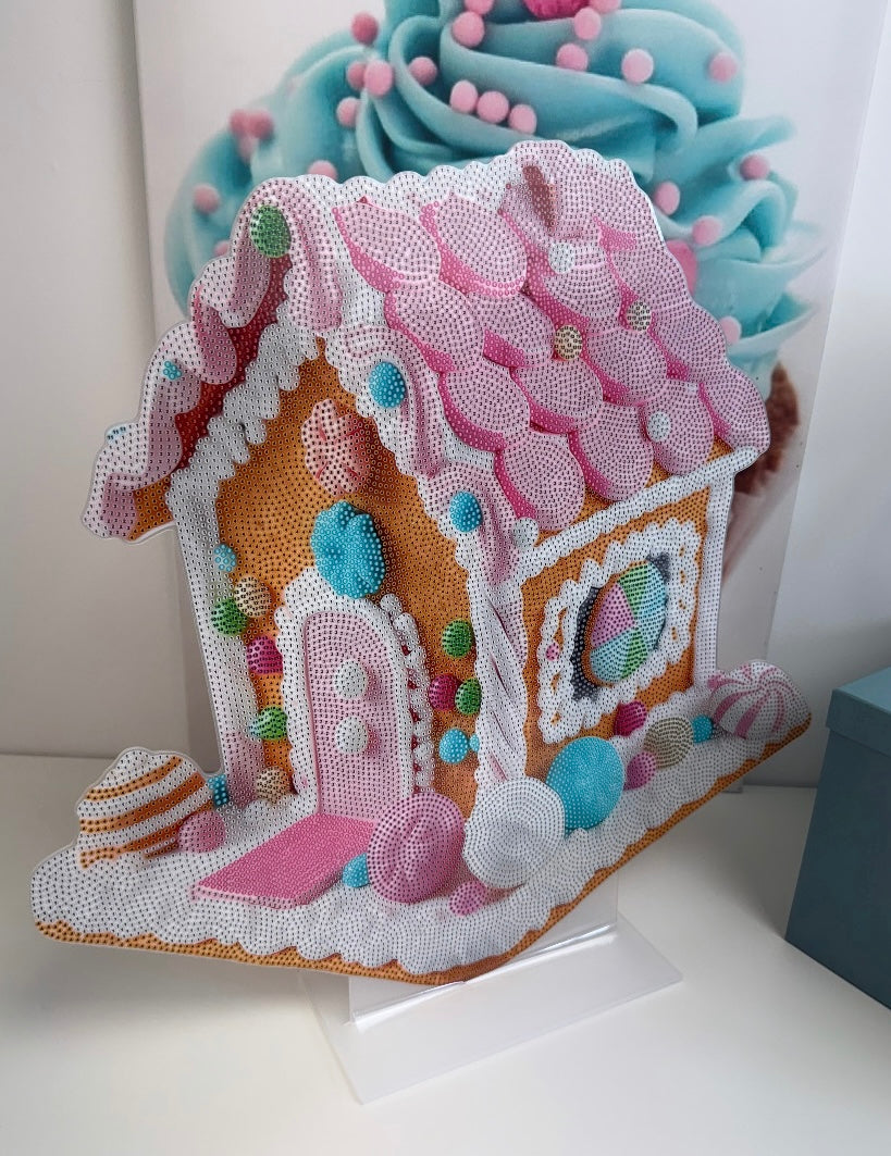 Diamond Painting XMAS XXL Aufsteller "ZuckerhÀuschen" 50x53cm (AH248)