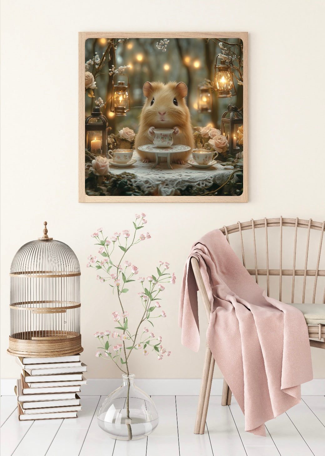 Diamond Painting Bild "Henrys Teatime" von TiniSchnickschnack 50x50cm (inkl. Feenstaub) TSS-650