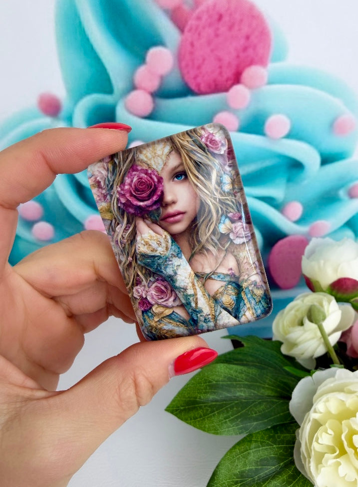 Diamond Painting Cover Minder "Amalia - Göttin der Rose" (CM)
