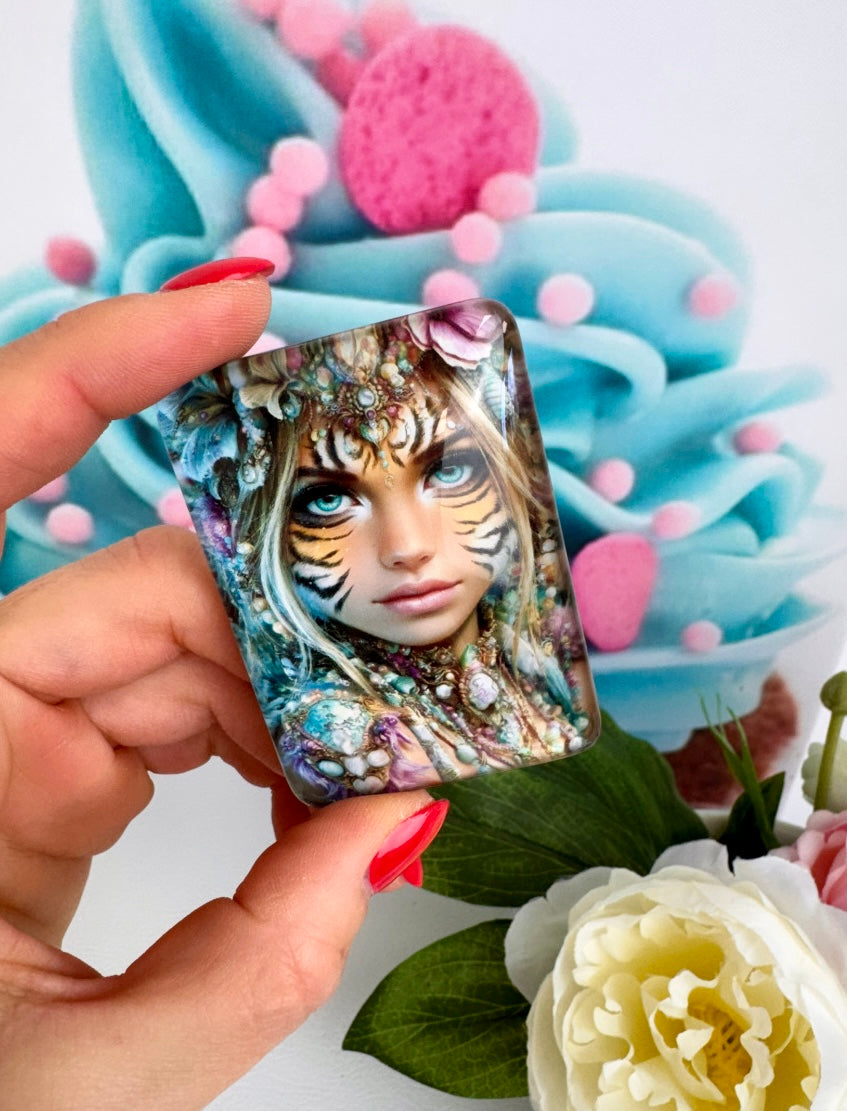 Diamond Painting Cover Minder "Catalea - die Dschungelwächterin" (CM)