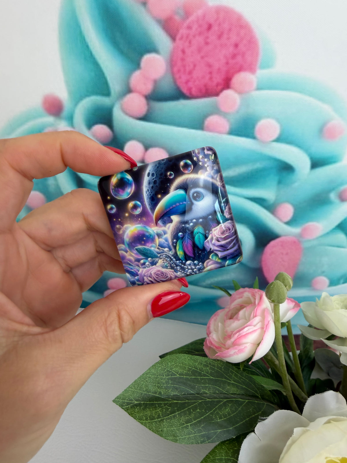 Diamond Painting Cover Minder "Galaxie Bird" (CM)