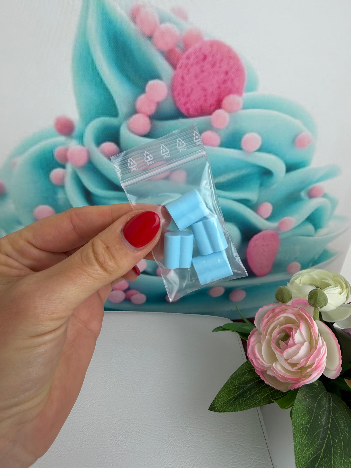 Diamond Painting "Diamond Wall" für Steinchendosen - 36er (Komplettset) 3D-Druck (hellblau)