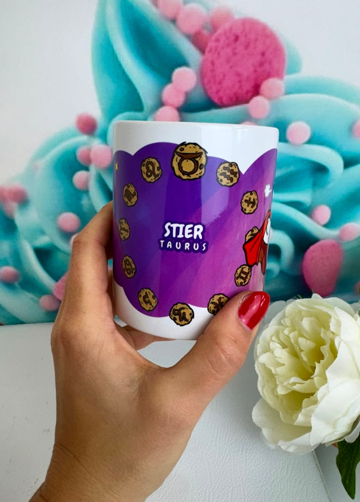 TiniSchnickschnack Pummeleinhorn Sternzeichen "STIER" - Tasse 330ml