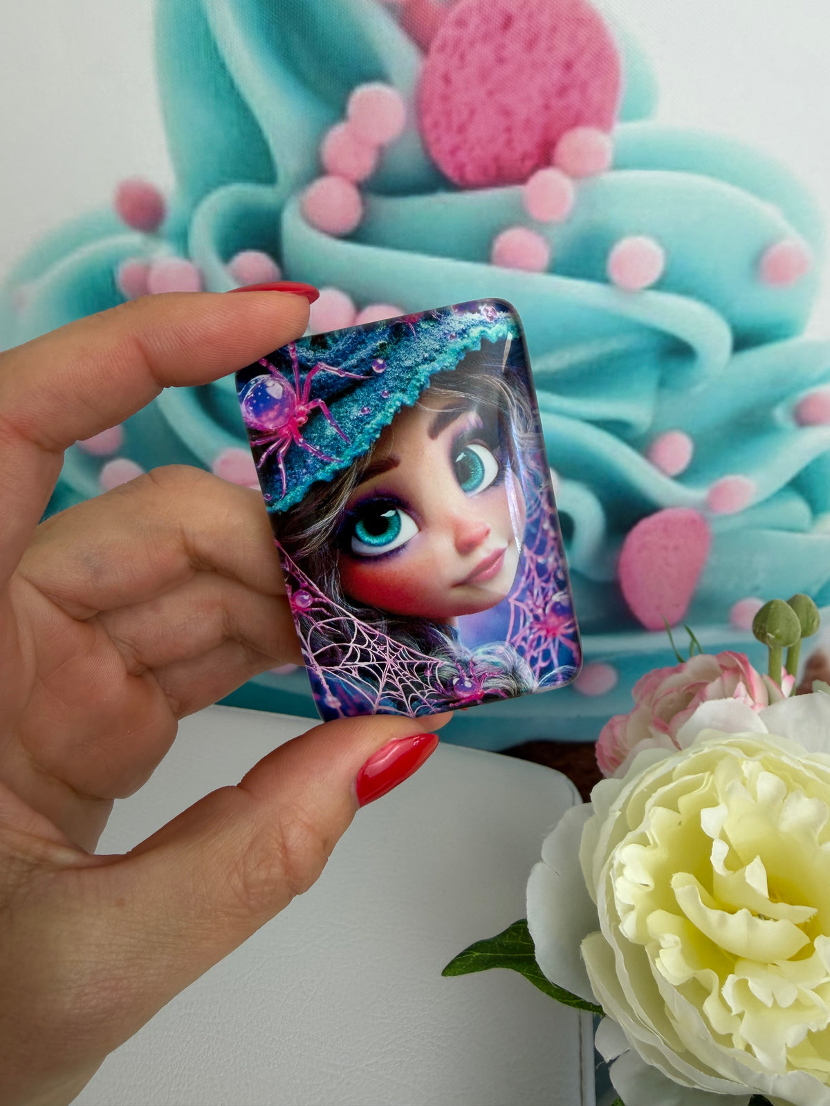 Diamond Painting Coverminder "Hexe Lania" (CM)
