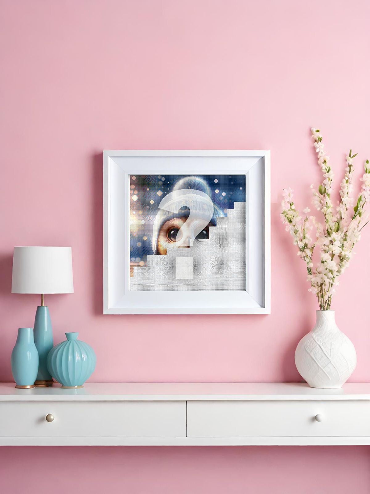 Diamond Painting Leinwand "Blanko" für eckige Steine (Achtung: ohne Steine, ohne Zubehör)