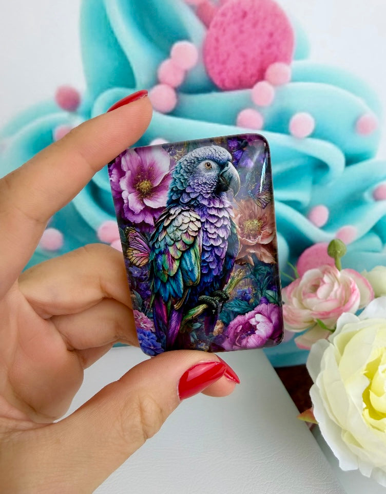Diamond Painting Cover Minder "Tropischer Papagei" (CM)