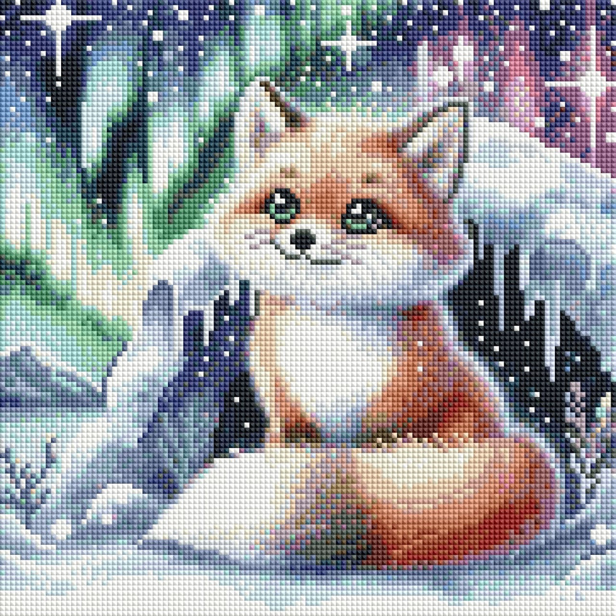 Diamond Painting Leinwand "Blanko" für eckige Steine (Achtung: ohne Steine, ohne Zubehör)