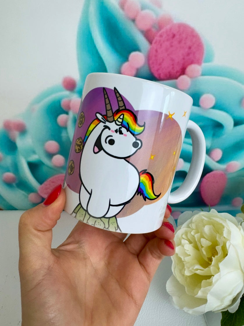 TiniSchnickschnack Pummeleinhorn Sternzeichen "STEINBOCK" - Tasse 330ml