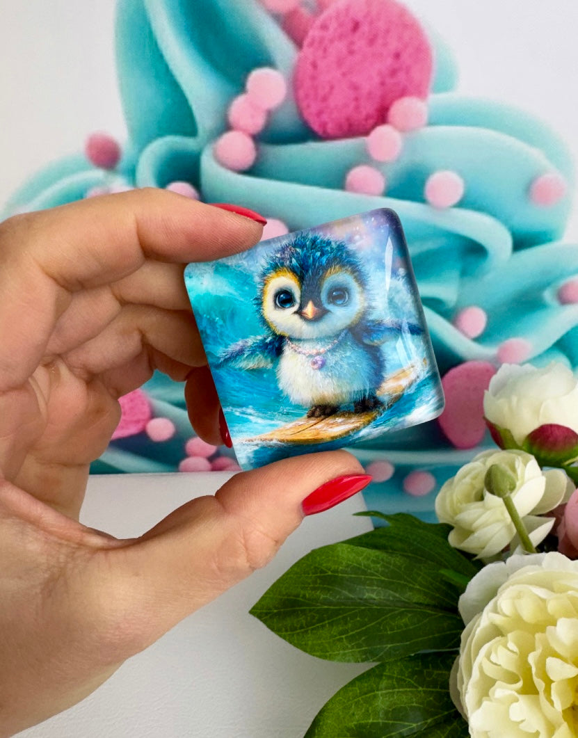 Diamond Painting Cover Minder  Pinguin „Tiki" (CM)