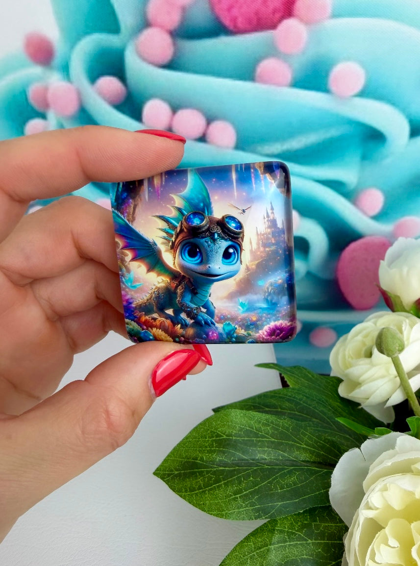 Diamond Painting Cover Minder "Drache Speedy" (CM)