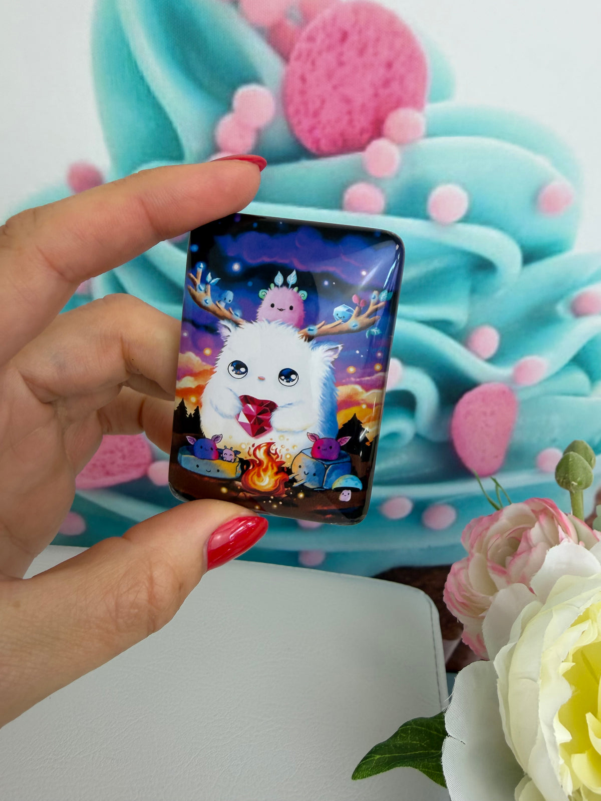 Diamond Painting Tiny Tami Coverminder "Waldgeister am Lagerfeuer" (CM)