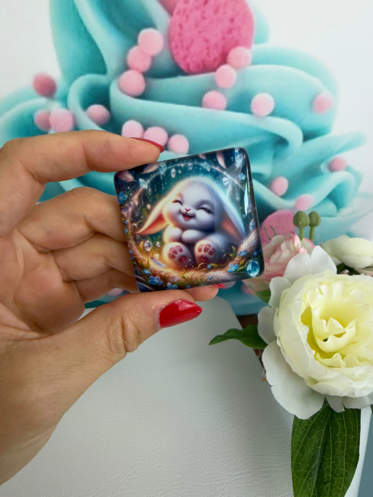 Diamond Painting Cover Minder "Schnuckelhase" (CM)