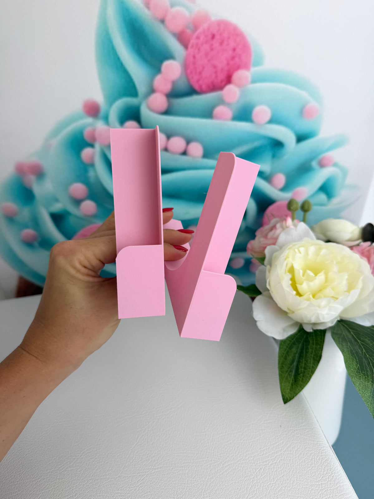 Diamond Painting Coverminder "Tablett-Stützen" 3D-Druck (rosa)