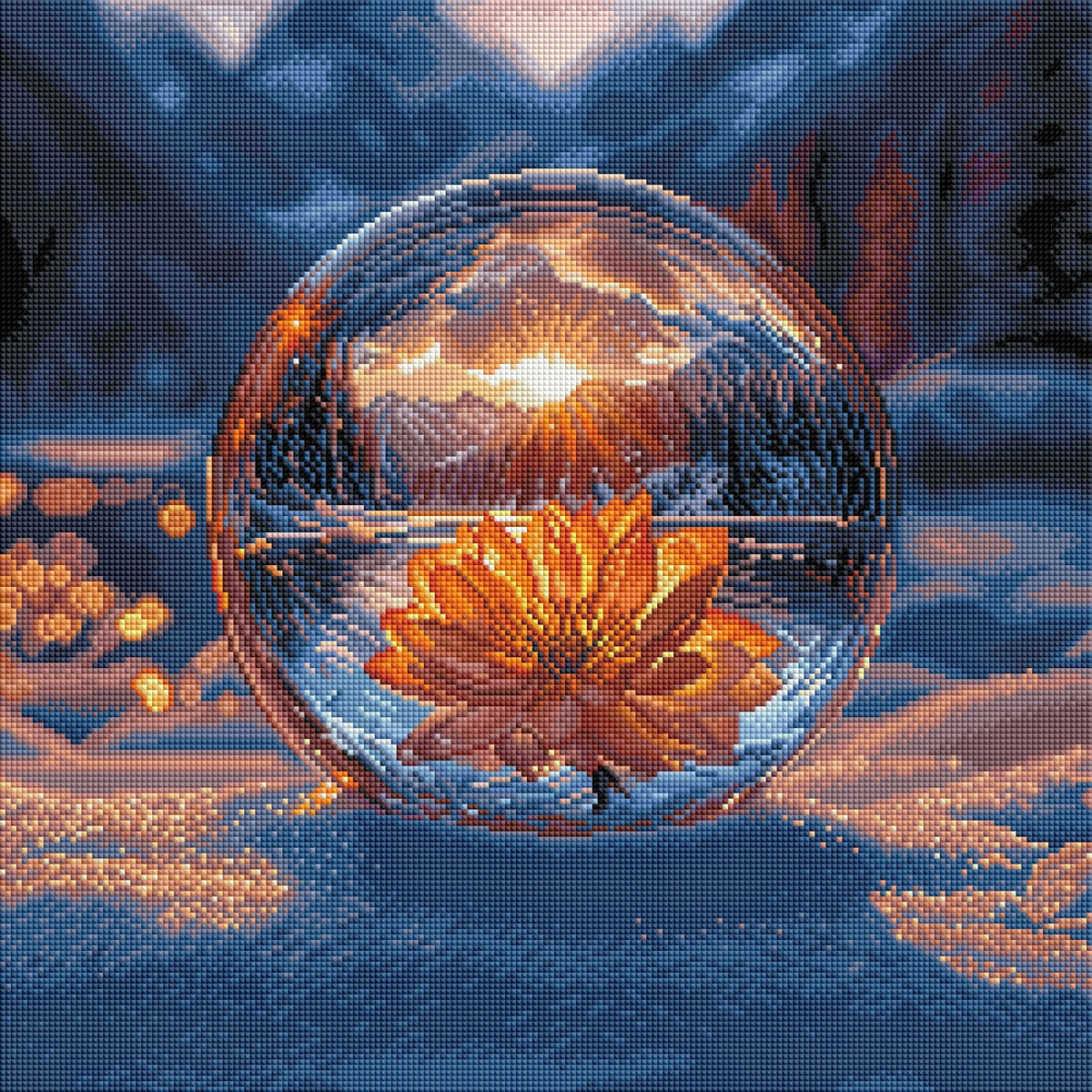 Diamond Painting Bild "Magie der Seifenblase" von TiniSchnickschnack 50x50cm (inkl. Feenstaubsteinen) TSS-872