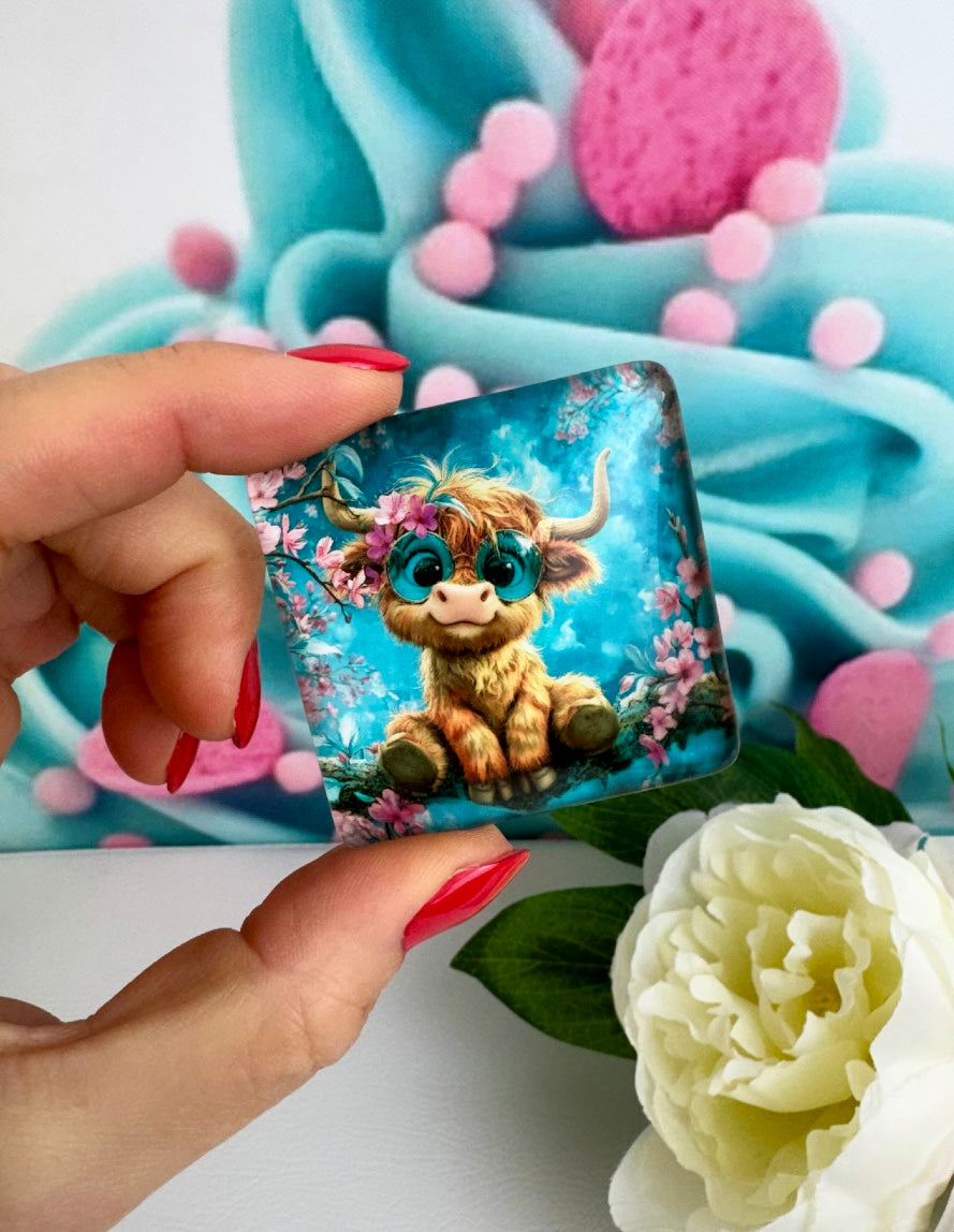 Diamond Painting Cover Minder Büffelchen „Bino“ (CM)