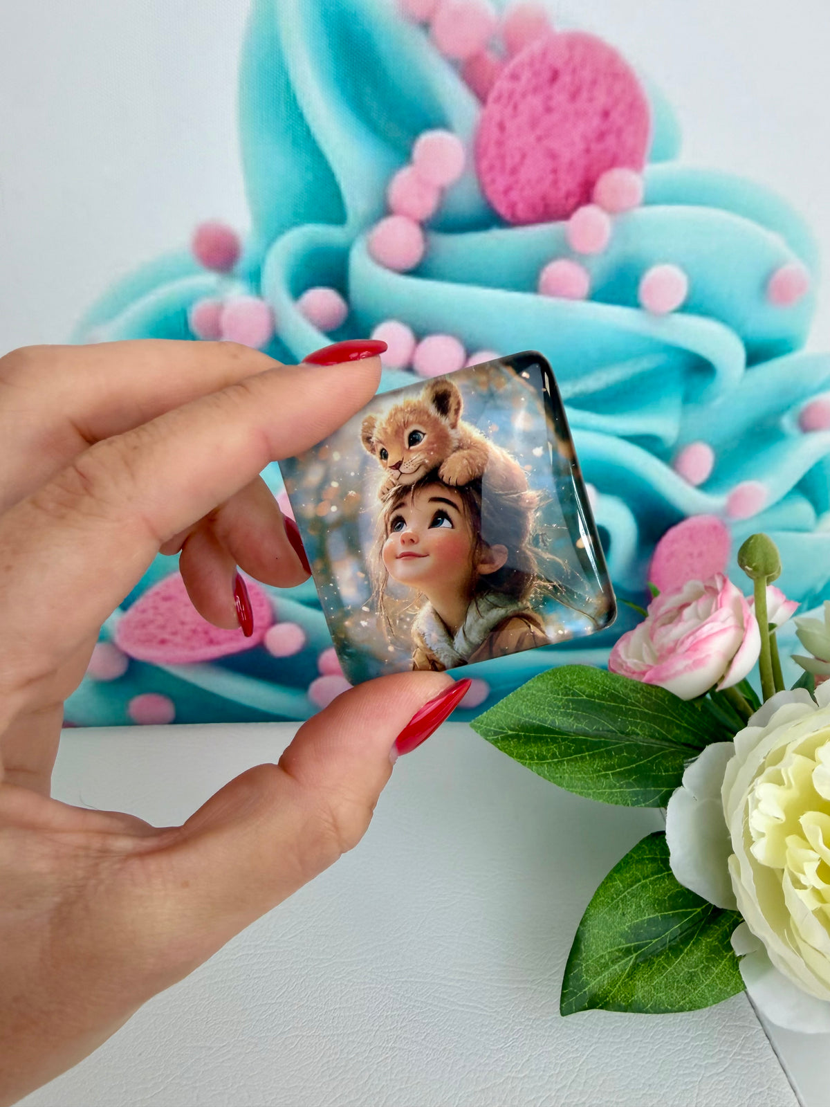 Diamond Painting Cover Minder "First Friendship" (CM)