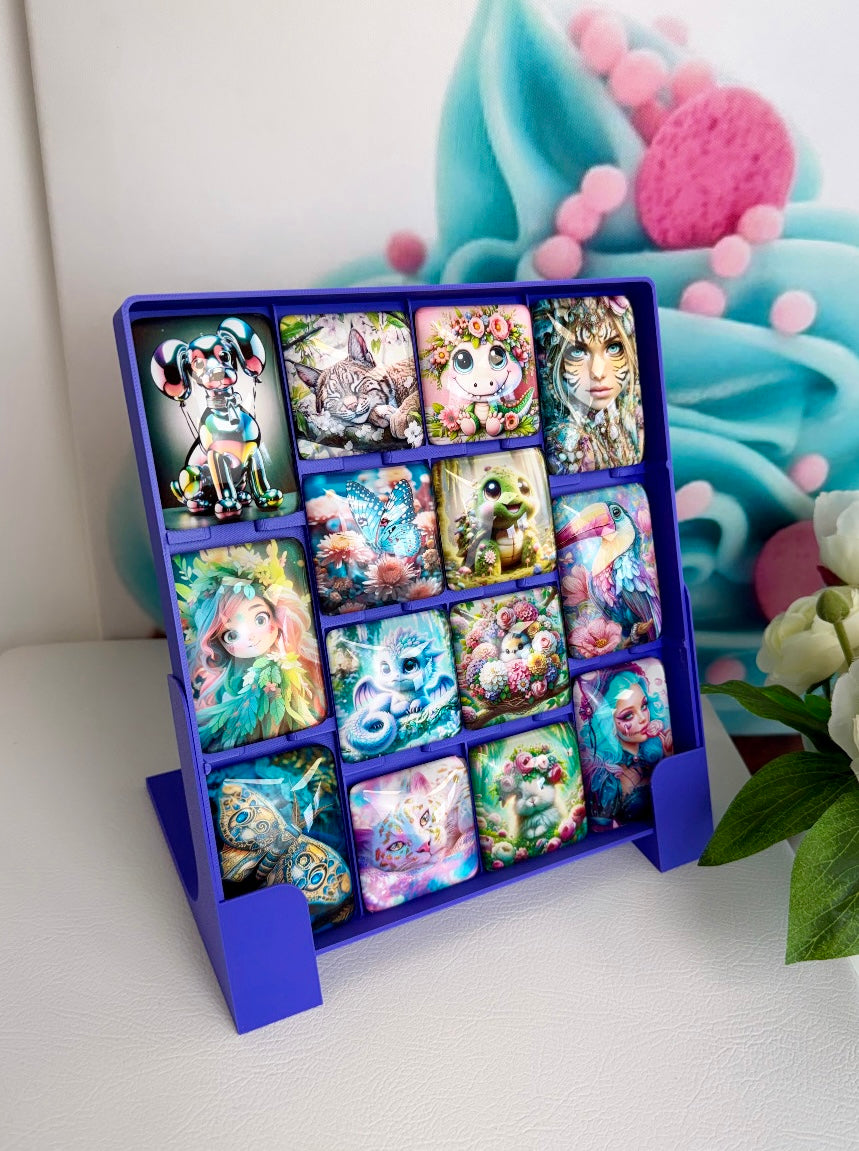 Diamond Painting Coverminder "Tablett-Stützen" 3D-Druck (lila)